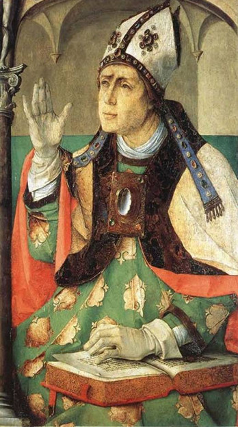Joos van Wassenhove, S.Agostino d'Ippona, 1474, Louvre, Parigi