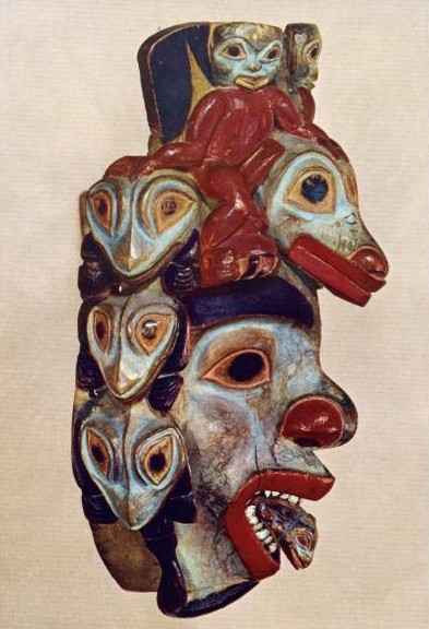 Indiani nativi americani (1825-1875) - Maschera sciamanica di Tinglit