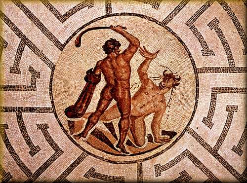 Teseo uccide il Minotauro