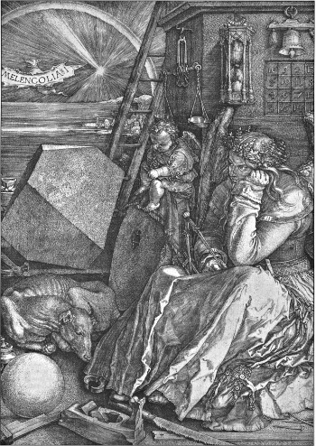 Albert Durer, Melancolia, xilografia, 1514