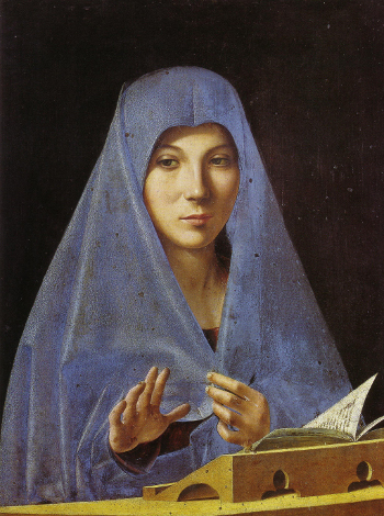 L’Annunziata di Palermo, Antonello da Messina (sec. XV), palazzo Abatellis, Messina