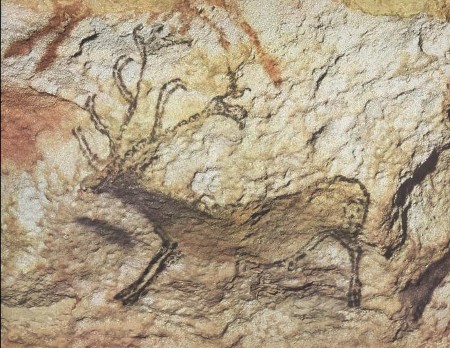 Rappresentazione tardo-paleolitica di un cervo - Lascaux (Dordogne)
