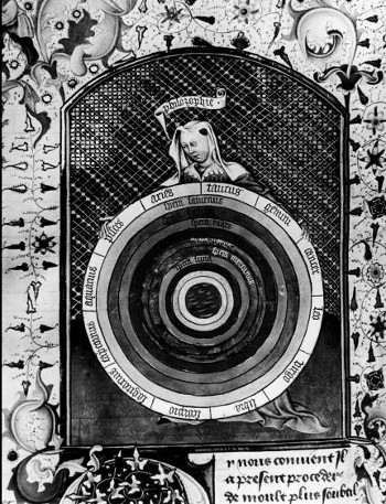 Figura femminile che rappresenta la Filosofia - Sant'Agostino, La Città di Dio fol.287 - Bruxelles, Biblioteca Reale