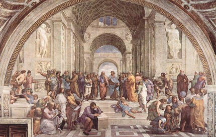 Raffaello Sanzio - La scuola di Atene - Musei Vaticani