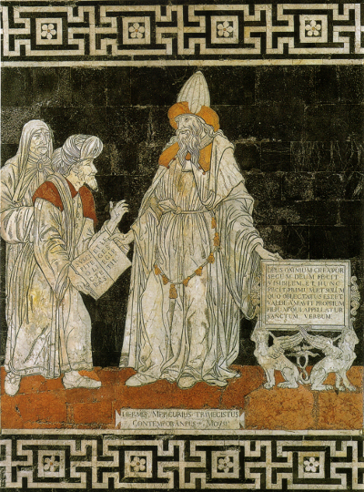Ermete Trimegisto - mosaico del pavimento del Duomo di Siena