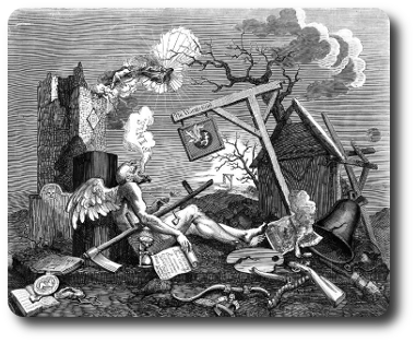 William Hogarth - The Bathos. 1764